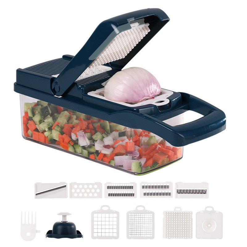 SHOWLU FASHION STORE Japanese-style multifunctional kitchen shredder with stainless steel blades and ergonomic handle.