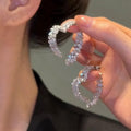Wheat design women's geometric earrings by SHOWLU FASHION STORE, featuring alloy material and gemstone accents.