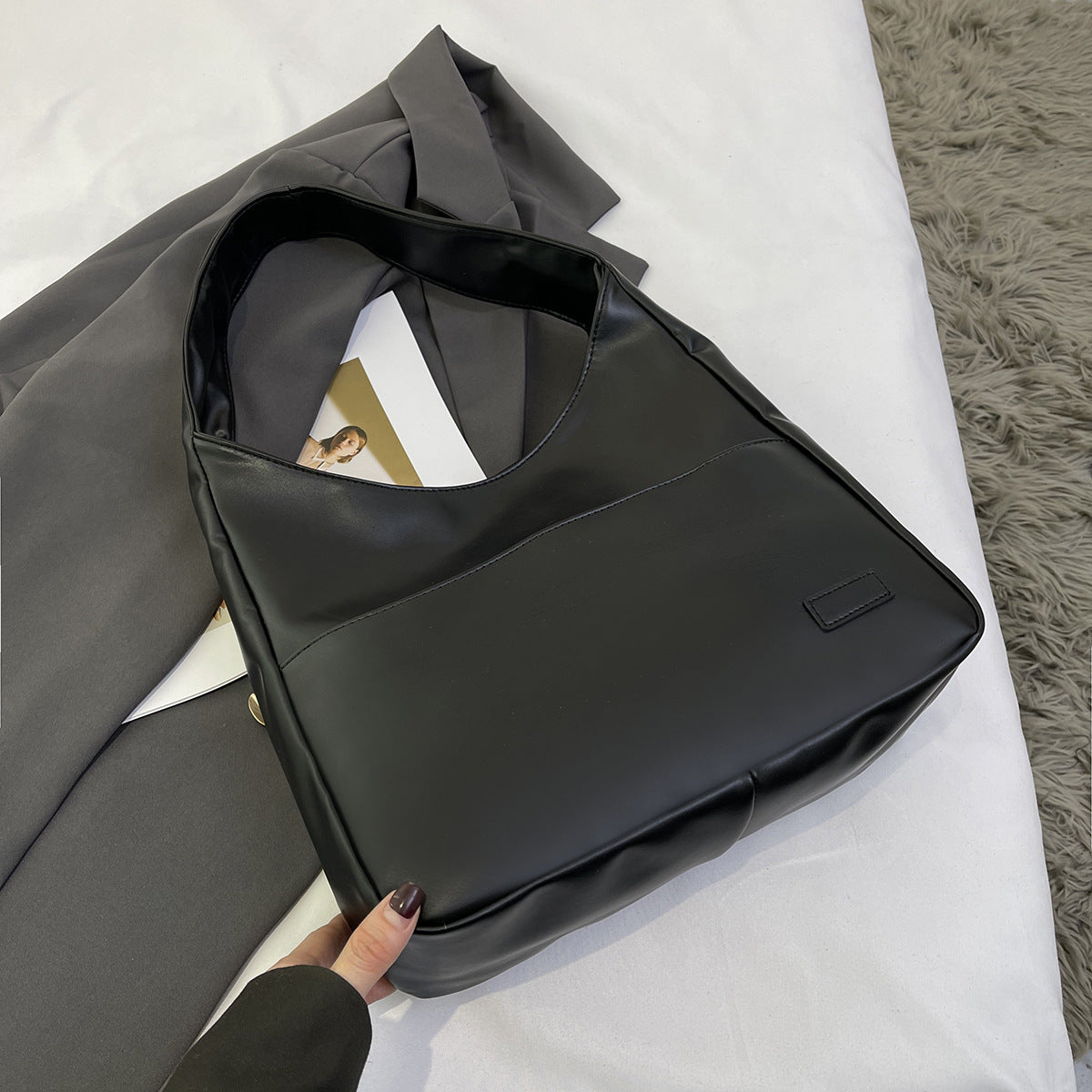 Bag Autumn 2025 New Women's Bag Tote Bag Shiling Large Capacity Shoulder Bag Handbag Crossbody Shoulder Bag