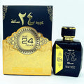 OUD 24 Hours Black Gold Arabian perfume bottle from Showlu Fashion Store, a luxurious Middle East fragrance in Dubai UAE.