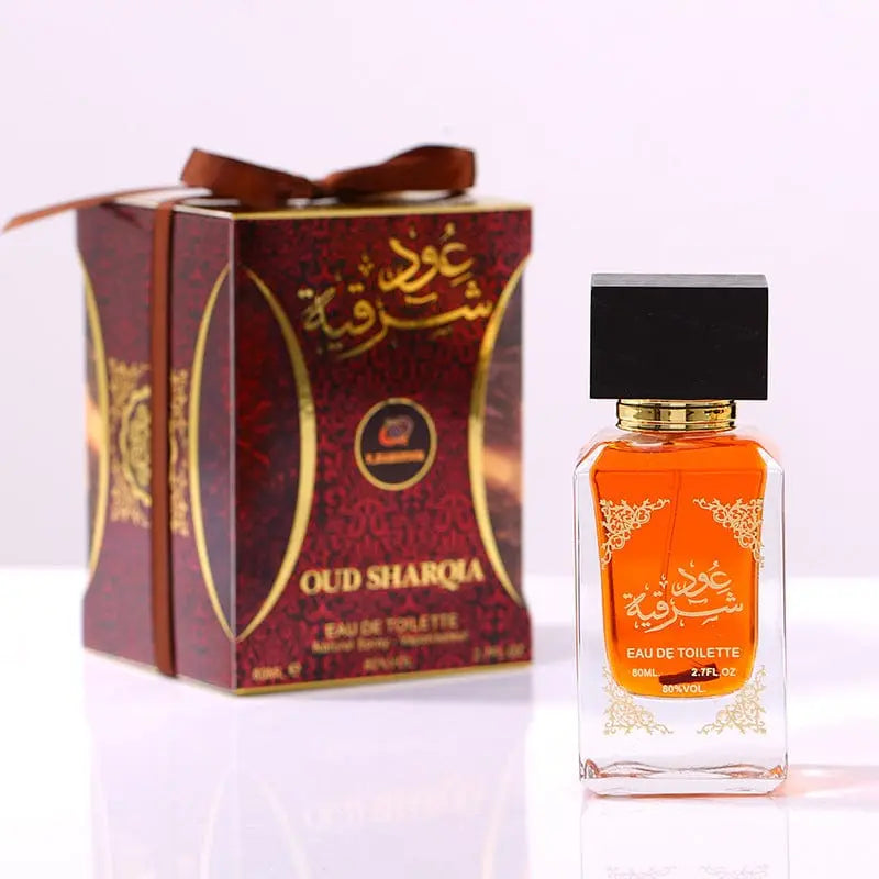 Showlu Oriental Arabian perfume bottle, 80ml, featuring a long-lasting woody and oriental fragrance in an elegant design.