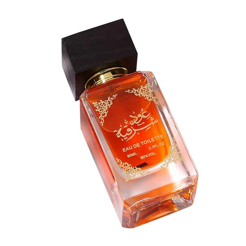 Showlu Oriental Arabian perfume bottle with 80ml capacity, featuring a long-lasting woody and oriental fragrance.