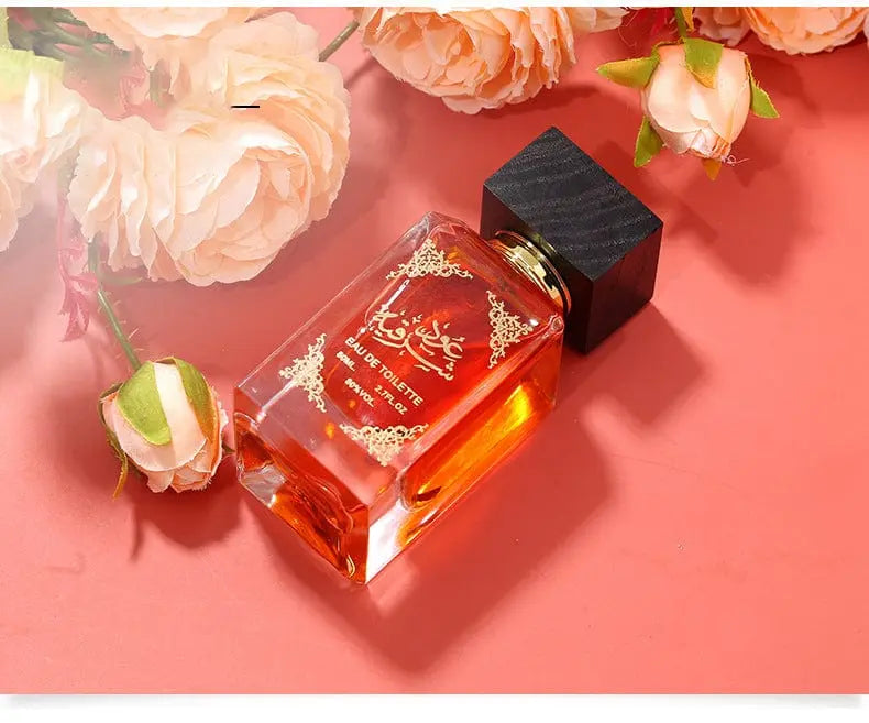 Showlu Oriental Arabian perfume bottle, 80ml with long-lasting woody and oriental fragrance, elegant and luxurious design.