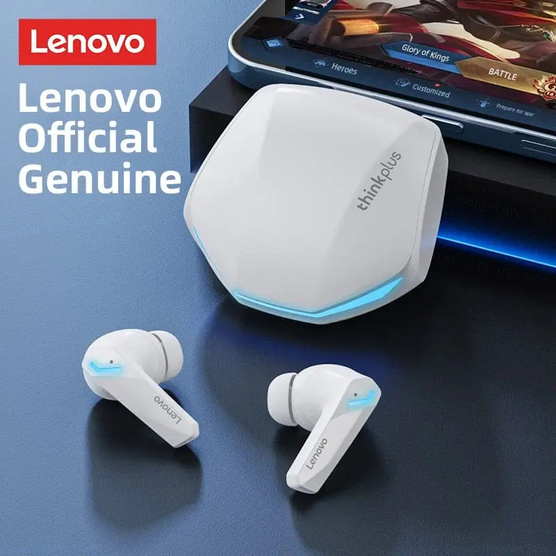 Lenovo GM2 Pro wireless earbuds with microphone, low latency gaming headset, Bluetooth headphones, dual-mode design, HD call capability