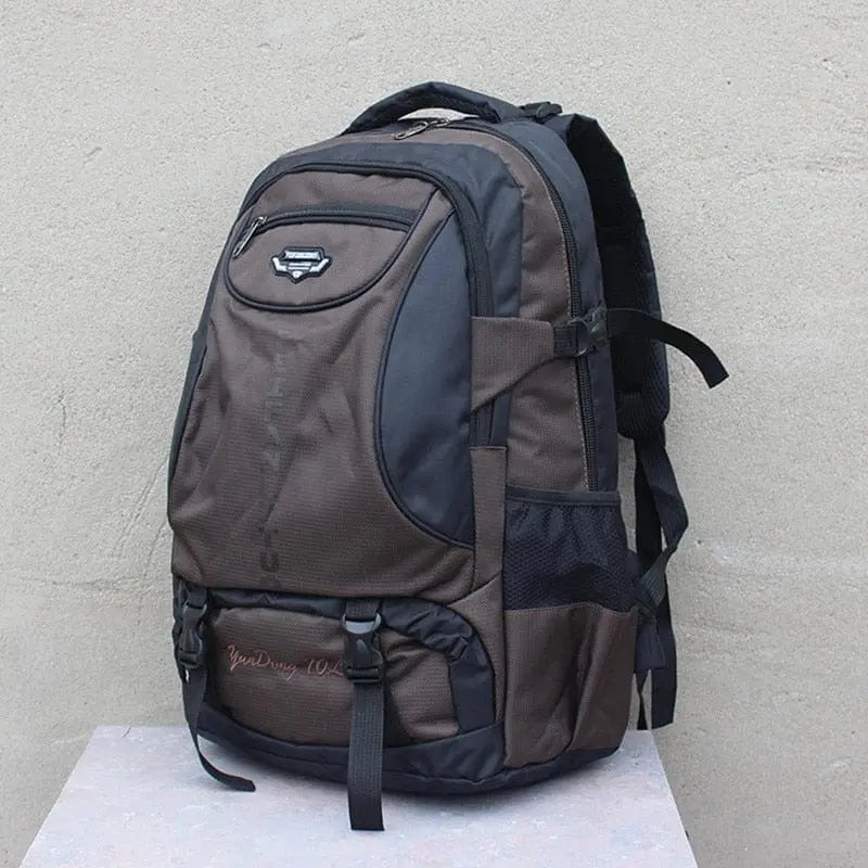 Large 70L waterproof hiking backpack by Showlu Fashion Store, rugged outdoor travel and trekking bag for men and women.