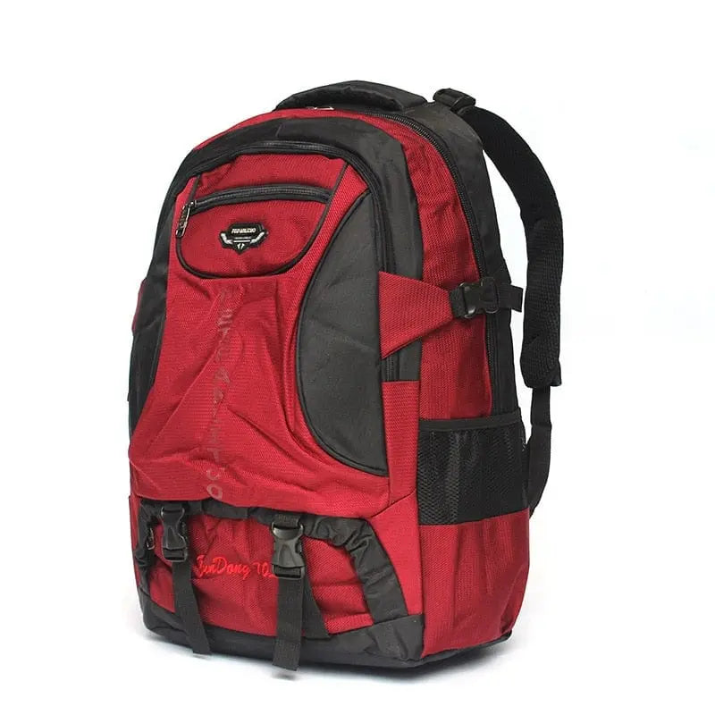 Large 70L waterproof hiking backpack for men and women with durable, wear-resistant design, ideal for trekking, camping, and travel.