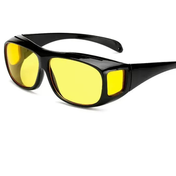 Showlu Fashion Kammpt night vision cycling goggles with impact-resistant PC lenses, windproof and suitable for outdoor nighttime riding.