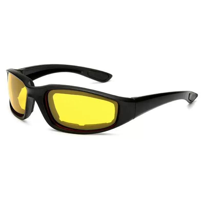 Night vision cycling goggles by Showlu Fashion Store, windproof, impact-resistant PC lens, unisex outdoor sunglasses for night riding.