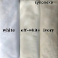 White lace-edged cathedral wedding veil with a comb, one-layer design, by Showlu Fashion Store, featuring ivory applique details.