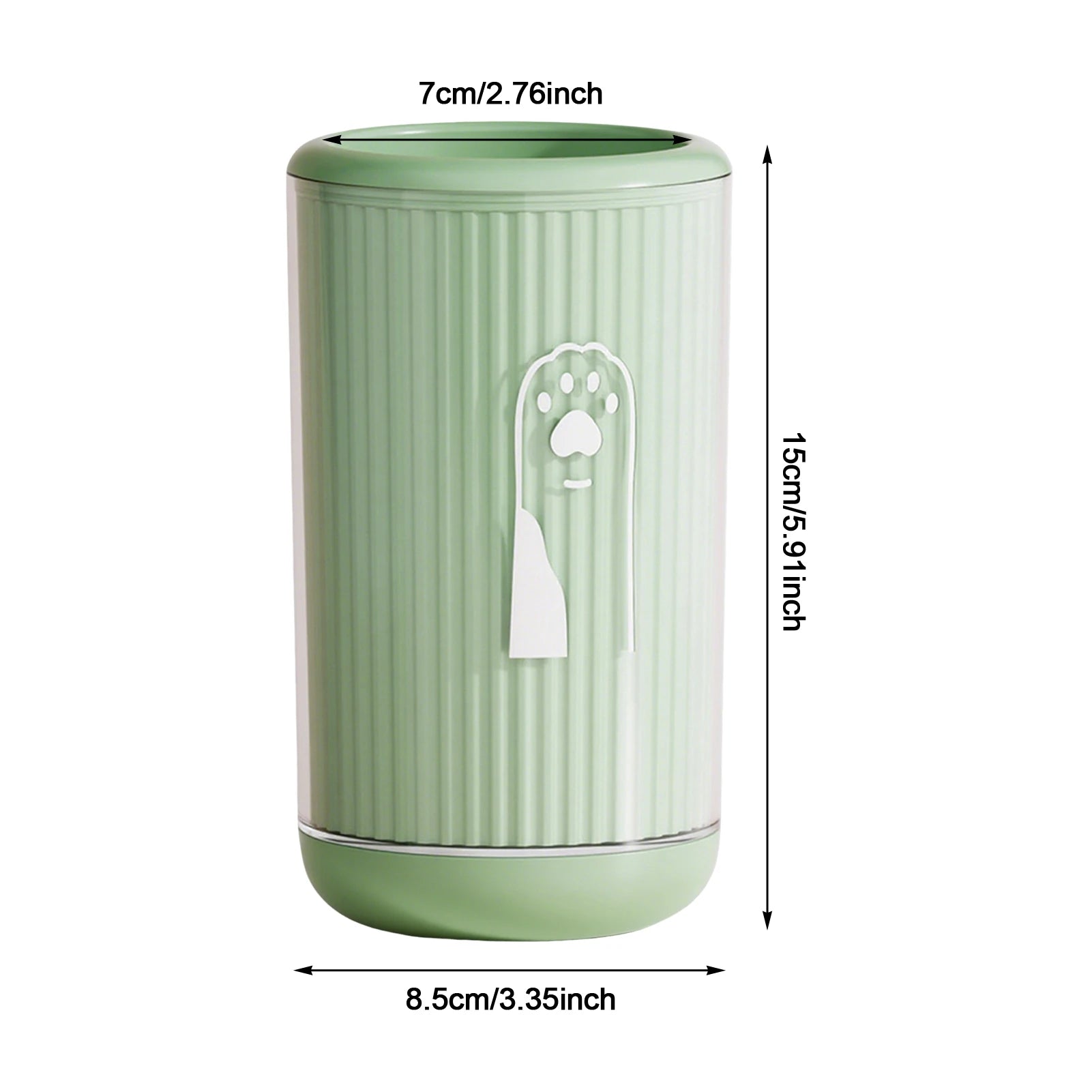 Showlu Smart General Pet Paw Cleaner Cup with soft silicone bristles for safe, effective cleaning of pet paws.