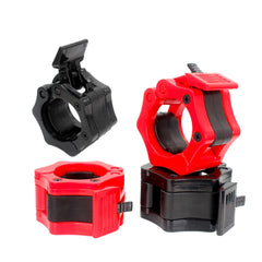 Pair Of Locking 25/50mm Barbell Collar Lock Dumbell Clips Clamp Weight lifting Bar Gym Dumbbell Lock Clamp Spring Clips Fitness