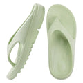 Comwarm thick sole flip flops by SHOWLU FASHION STORE, soft EVA yoga mat beach sandals for women, featuring cushioned soles and casual style.