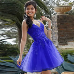 Sexy Bomaris Light Blue Homecoming Dresses Spaghetti Straps Lace Beading Girls Sweet Graduation Gowns Short Prom Party Vestidos