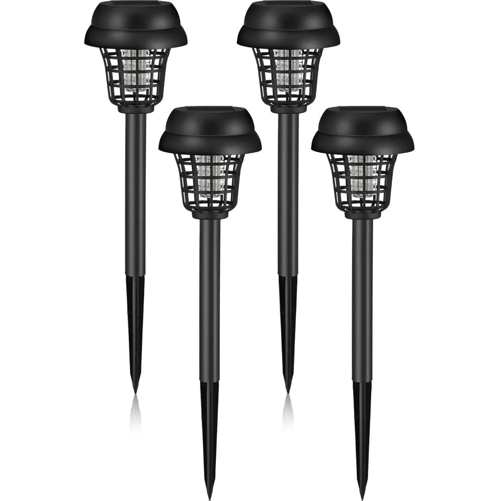 Showlu Smart Solar Bug Zapper with two light modes, outdoor mosquito killer with solar-powered design and compact, weatherproof build.