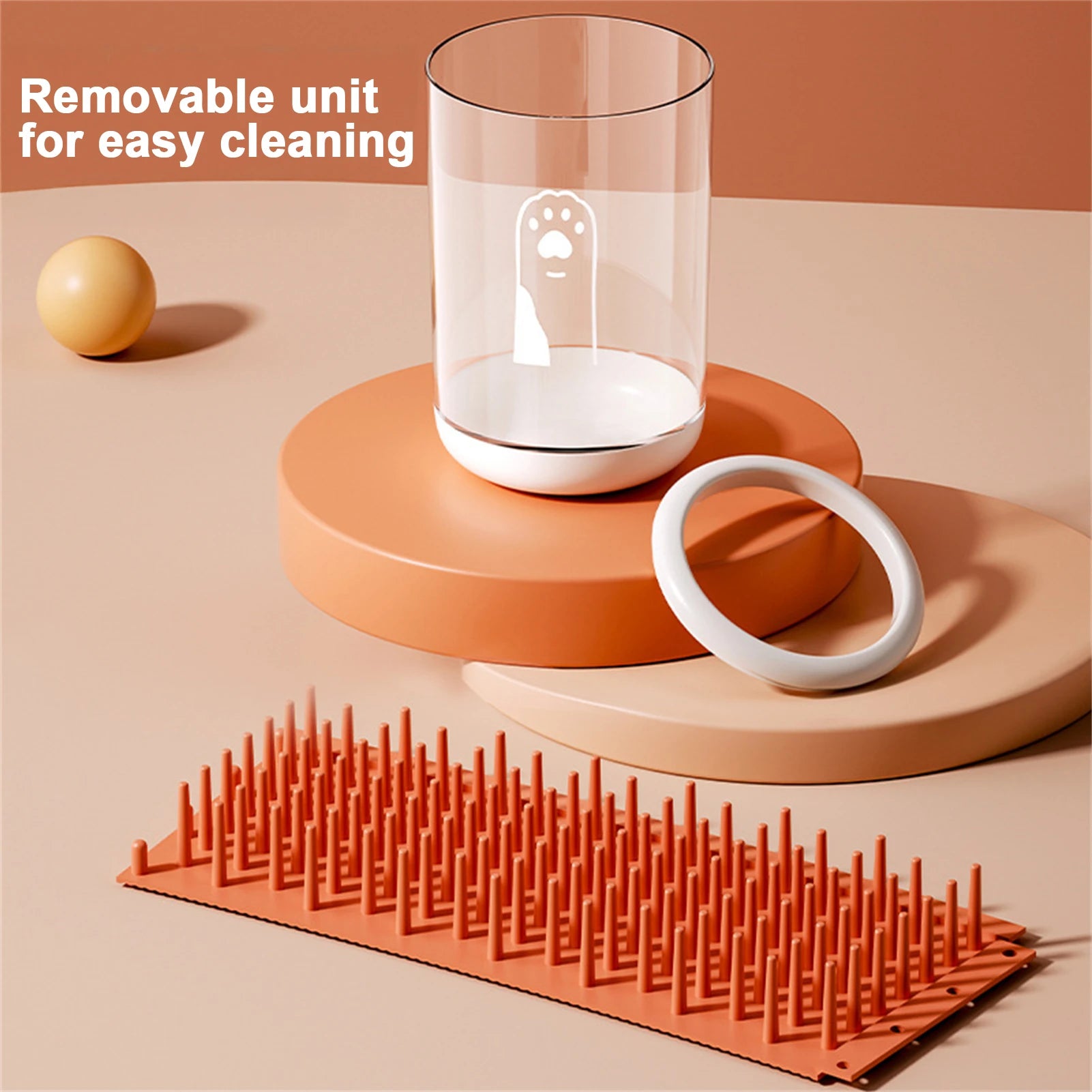 Showlu Smart General Pet Paw Cleaner Cup with rotating brush for easy cleaning of pets' paws.