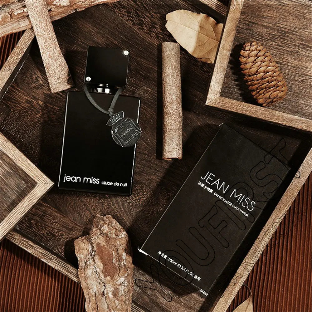 Men's Jean Miss cologne by SHOWLU FASHION STORE in 100ml bottle, featuring a long-lasting woody floral fragrance.