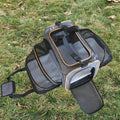 Showlu Fashion foldable pet carrier bag for cats, portable travel bag with mesh sides and sturdy handle for easy transport.