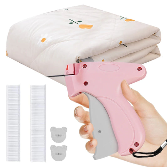 Portable Sewing Fixer with 50/100 Bear Buckles Manual Bed Sheet Clips Instant Button Garment Connector for Quick Repair Garment