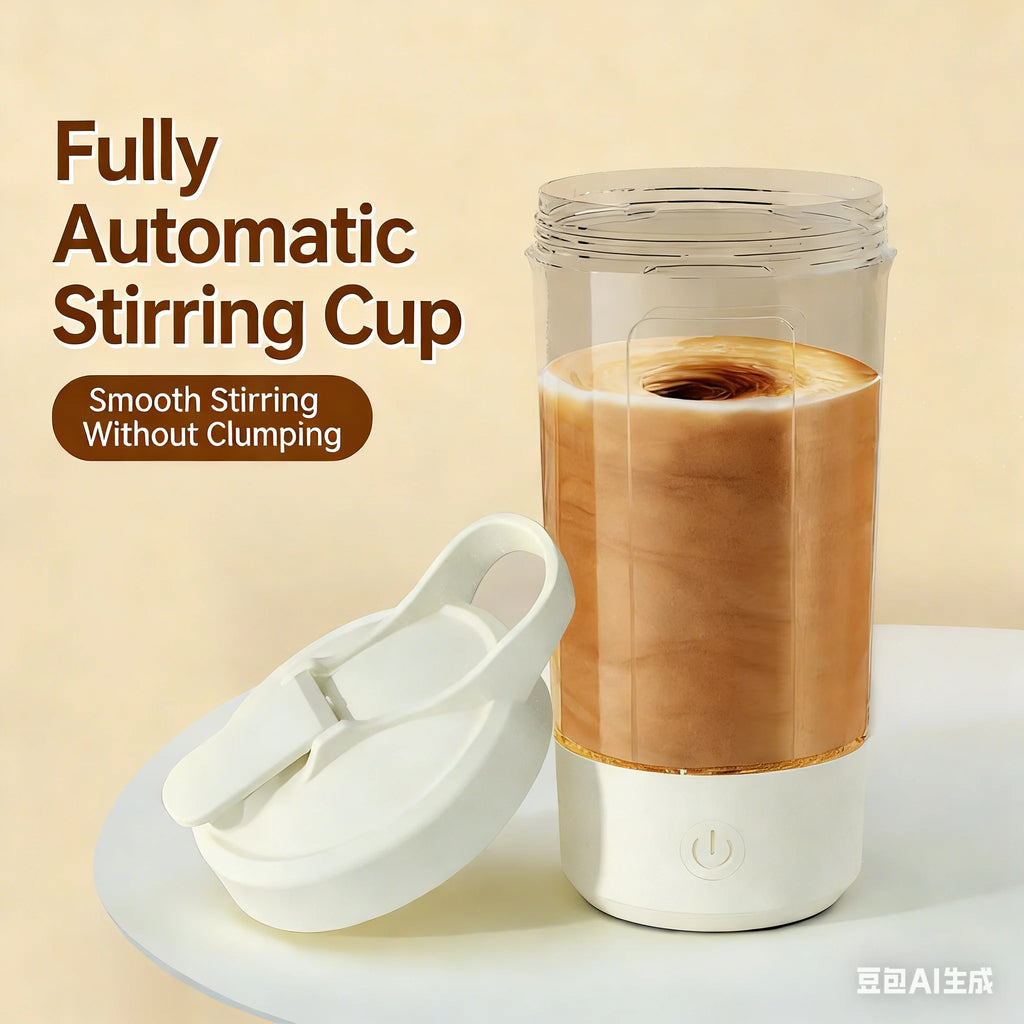 Electric Self-Stirring Shaker Bottle with USB Charging, 15 oz