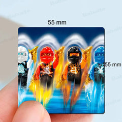 Cartoon N-NinjagoS Refrigerator Magnets Personalized Photo Fridge Magnets For Kitchen Whiteboard Home Decoration Office Gift