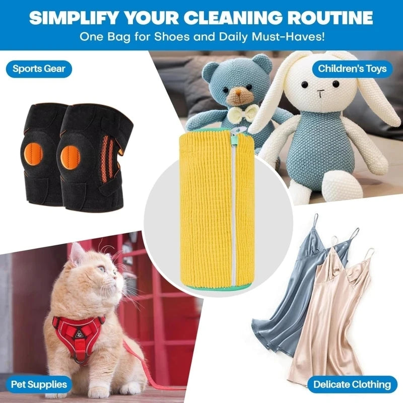 Showlu Smart General portable shoe cleaner brush with ergonomic handle and cleaning bristles on a white background.