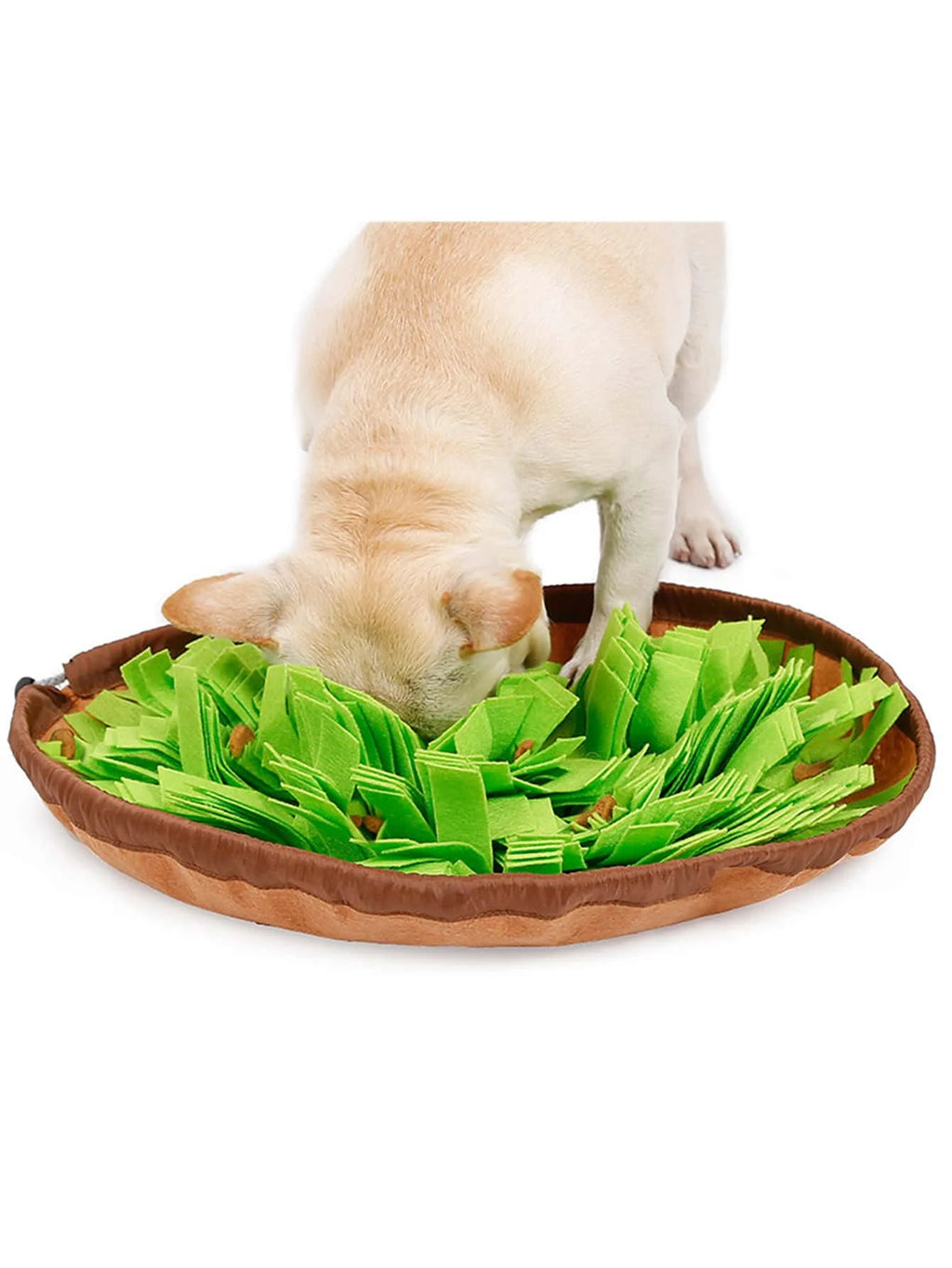 Dog snuffle mat by Showlu Fashion Store, a pet nosework feeding mat designed for slow feeding, training, and stress relief.