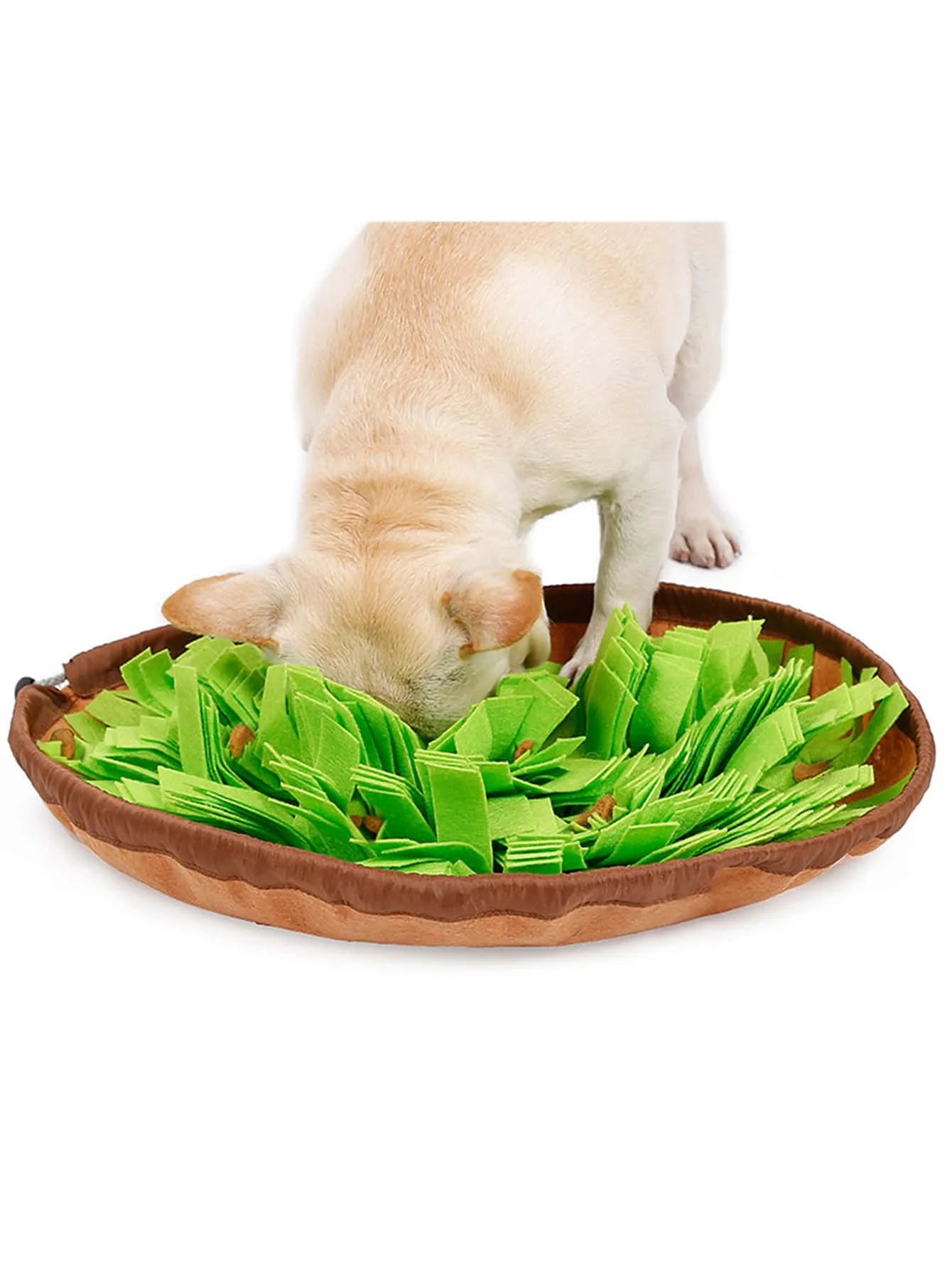 Dog snuffle mat by Showlu Fashion Store, a pet nosework feeding mat designed for slow feeding, training, and stress relief.