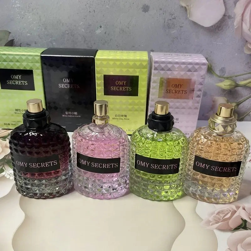 Eelhoe Miss Adventure floral perfume bottle with rose and jasmine scent, elegant design for women, Showlu Fashion Store