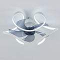 IRALAN Modern ceiling fan with light colorful style, silent ceiling led light fan fans with remote control for room living room