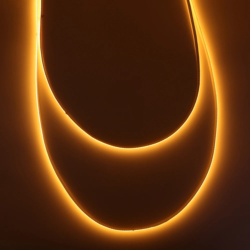 Showlu Smart Motion Sensor LED Strip Light 5V USB showing flexible white LED strip with motion sensor and USB connector.