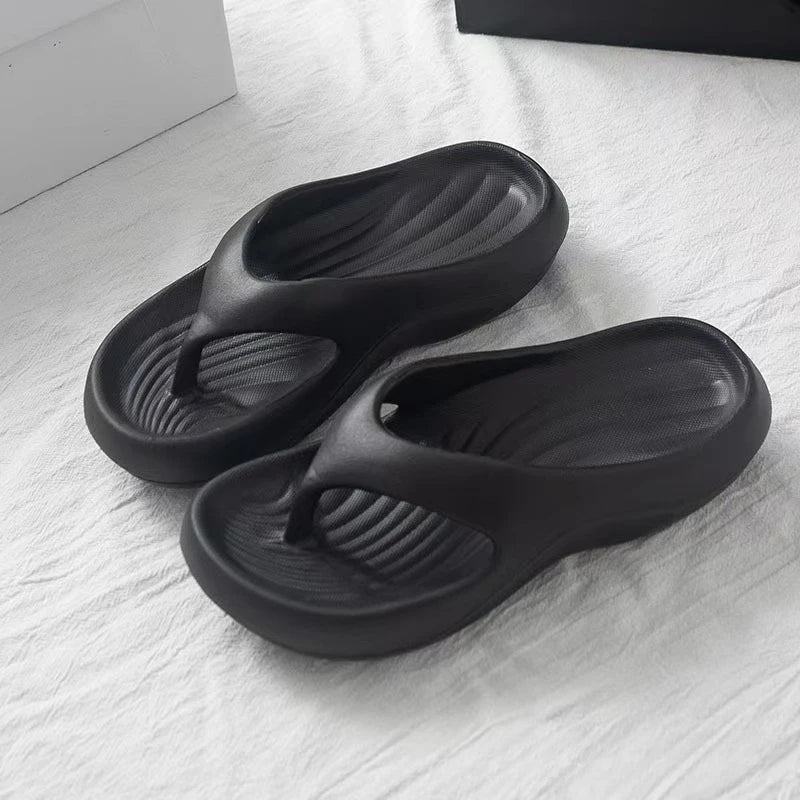 Women’s stylish EVA flip-flops by Showlu Fashion Store featuring soft, anti-slip, anti-odor soles for beach and casual summer wear.