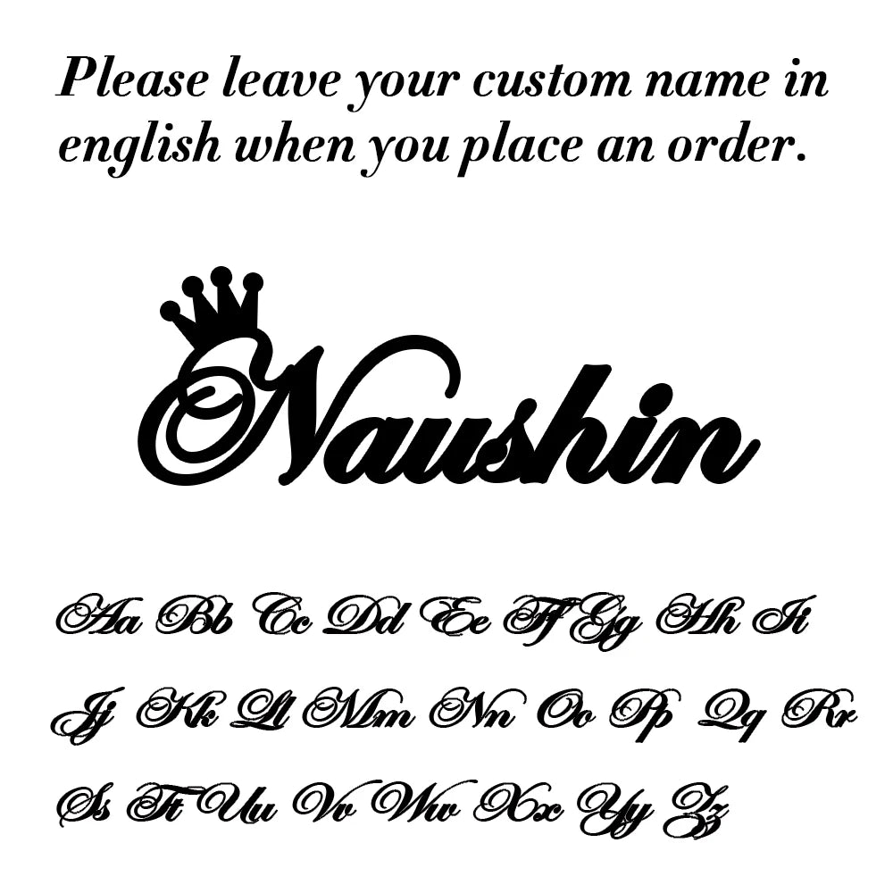 Gold stainless steel custom name necklace with personalized choker style, featuring elegant lettering on a sleek jewelry chain.