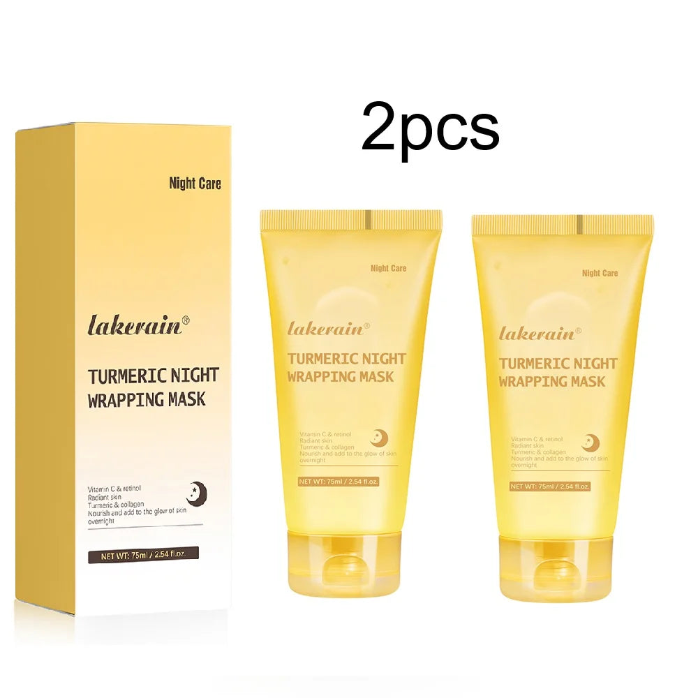 Stone's Store collagen peel-off mask applied on the face, showing a clear, smooth mask ready for removal.