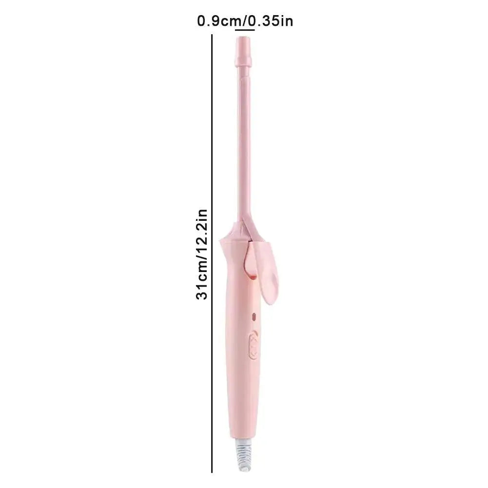 Showlu Smart General 9mm mini hair curler wand with fast heating and 25W power, shown with the curling barrel and handle.