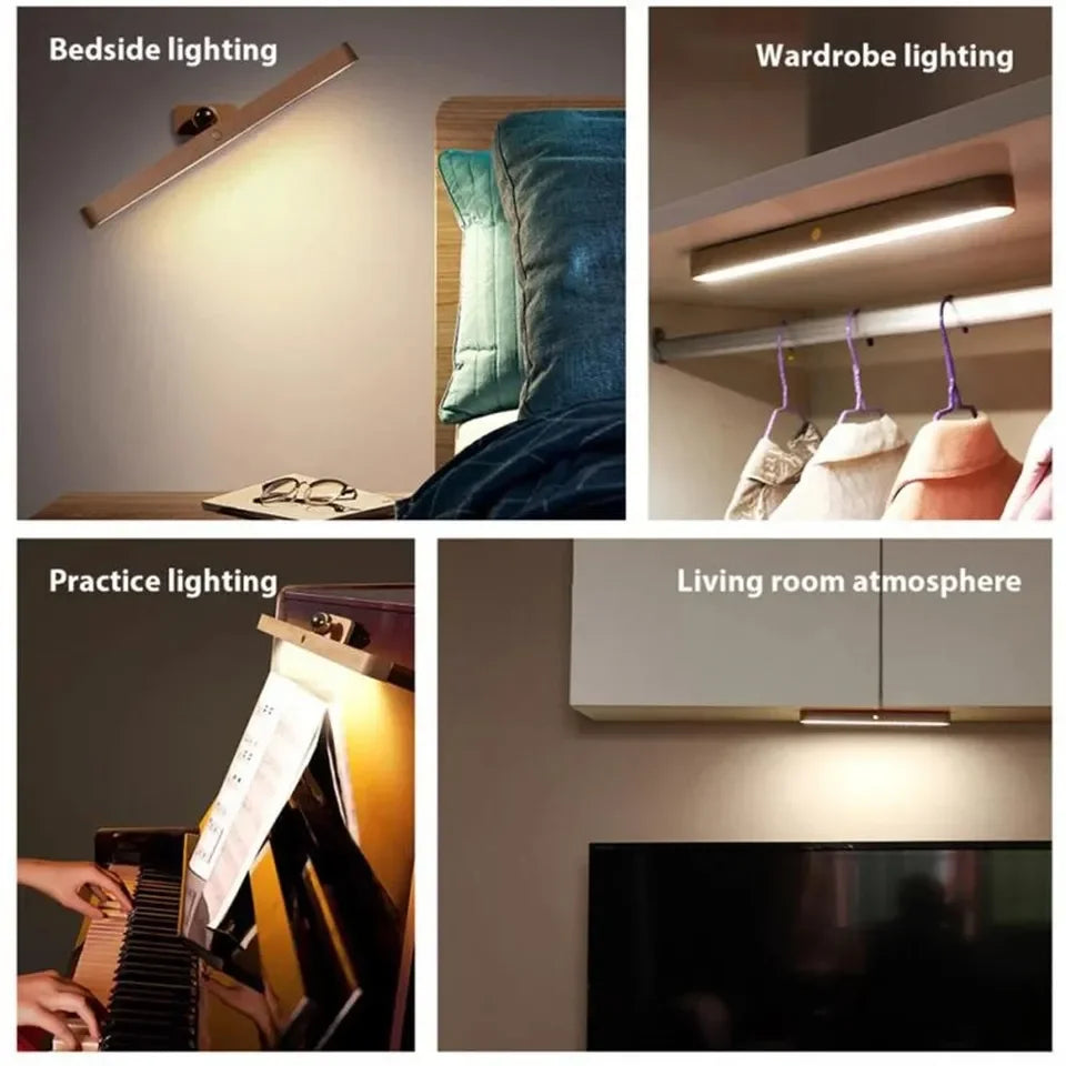 Showlu Smart General LED wall-mounted night lamp with soft white light, ideal for bedroom or hallway decor.
