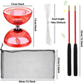 Portable Showlu Fashion Chinese diabolo yoyo set for kids and adults, ideal for indoor and outdoor agility exercise and fitness.
