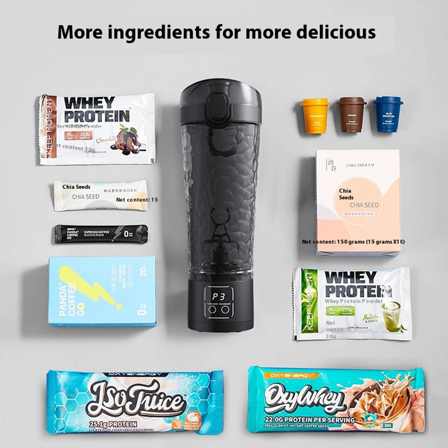 USB Charging Electric Protein Shaker and Coffee Mixing Cup