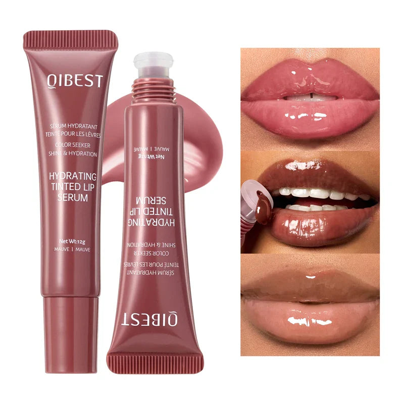 SHOWLU FASHION moisturizing lip gloss showcasing glossy, hydrating finish with a smooth application on lips.