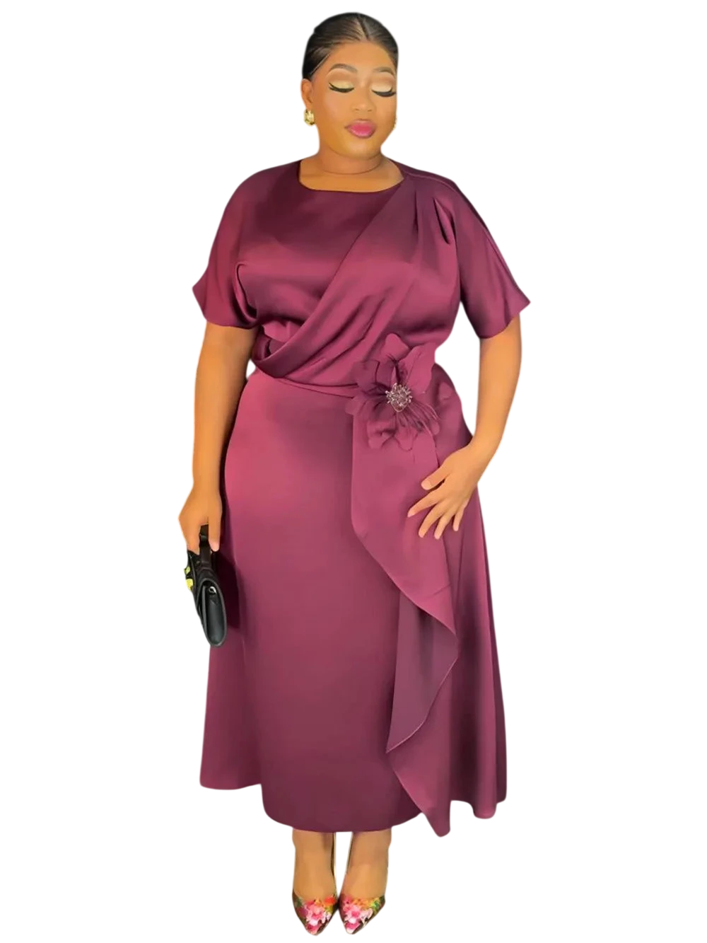 African long dress for women by SHOWLU FASHION STORE, elegant wedding and party maxi gown with vibrant traditional design.