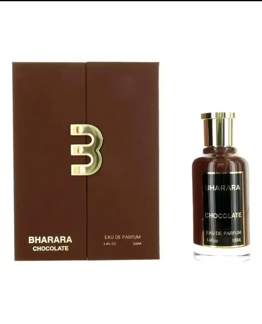 Bharara Men's Eau de Parfum 3.4 oz floral fragrance bottle with sleek design, suitable for stylish men.
