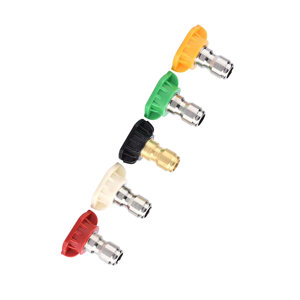 Showlu Smart General 5-pack pressure washer nozzle set with various spray tips for cleaning power and versatility.