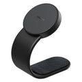 Magnetic foldable car phone holder for dashboard by Showlu Smart General, showing its compact design and adjustable arms.