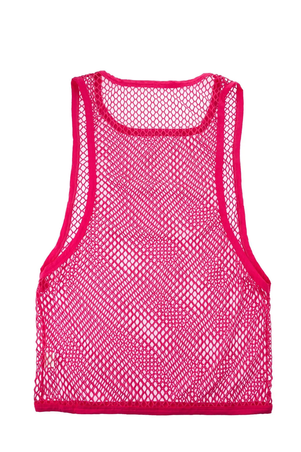 Men's bodybuilding gym tank top by Showlu Fashion, sleeveless mesh fitness undershirt for workout and fitness training.