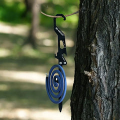 Creative Tent Ground Stakes Portable Foldable Outdoor Tent Nail Stainless Steel Bottle Opener Mosquito Coil Holder SHOWLU FASHION STORE