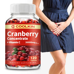 Cranberry - Urinary Tract UT Cleanse & Bladder Health, Gut Health, Immunity - with Vitamin C