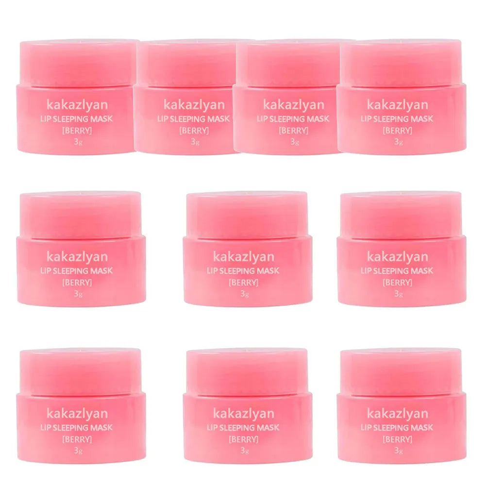 Showlu Smart General Jelly Lip Mask in a clear container with a glossy, gel-like texture for hydration and smoothing of lips.