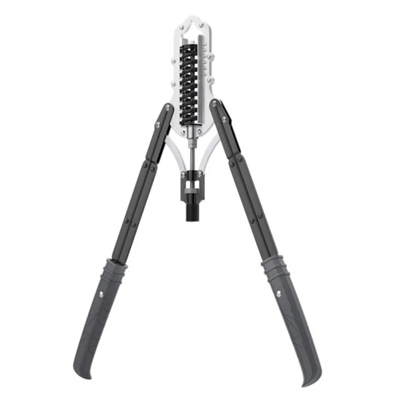 Showlu Hydraulic Arm Strength Trainer with adjustable chest muscle bar, featuring sturdy handles and hydraulic resistance for muscle building.