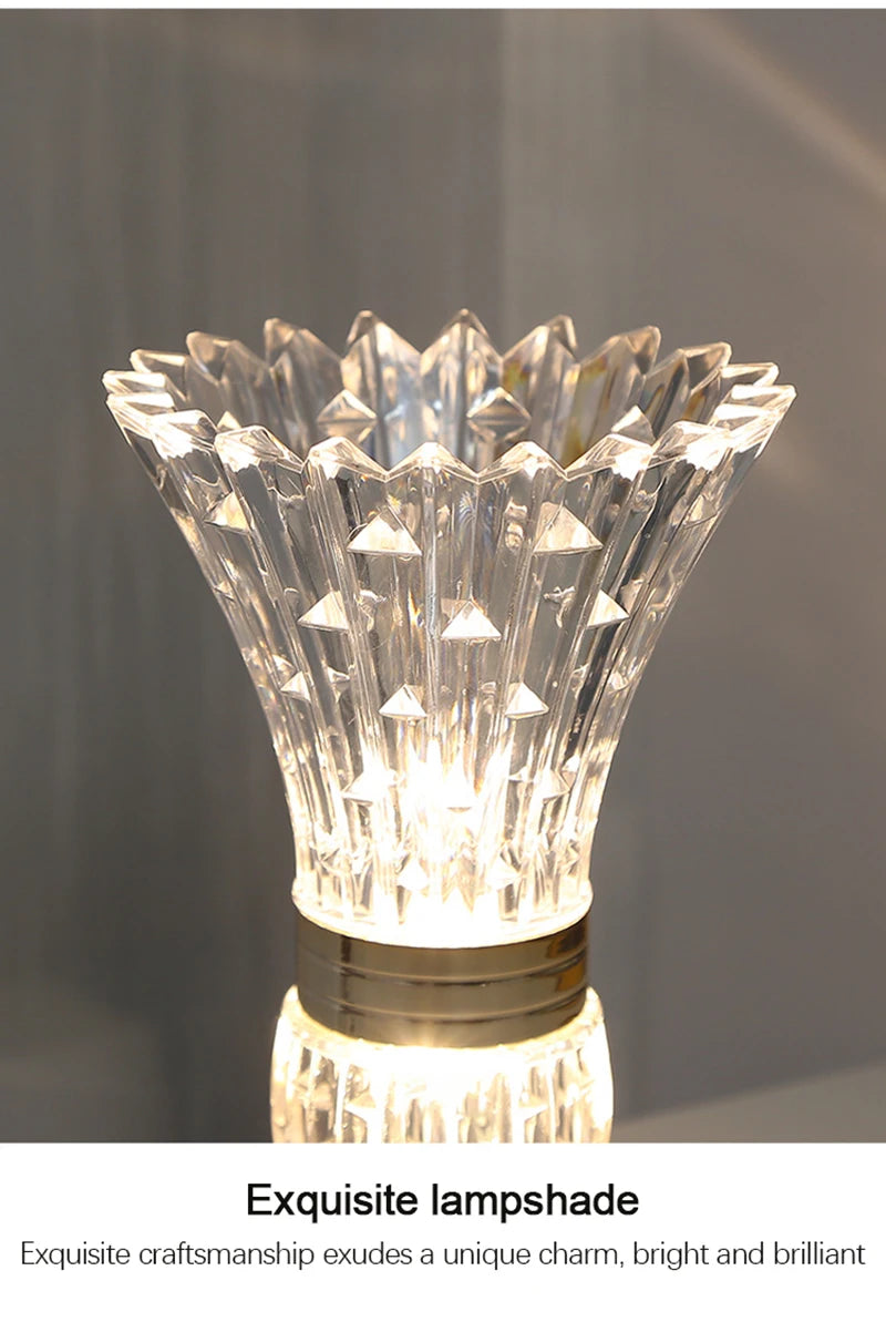 Color-changing LED vase by Showlu Smart General, illuminated with vibrant, shifting hues, perfect for modern home decor.