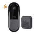 Showlu Smart WiFi Video Doorbell with two-way intercom and IP65 weatherproof rating, mounted on a door with a camera and chime system.