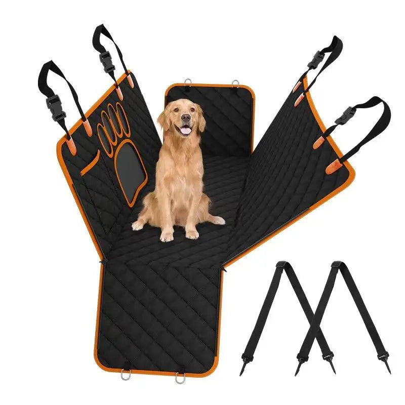 Showlu Waterproof Dog Car Seat Cover with breathable fabric, designed as a pet travel mattress to protect car seats during travel.